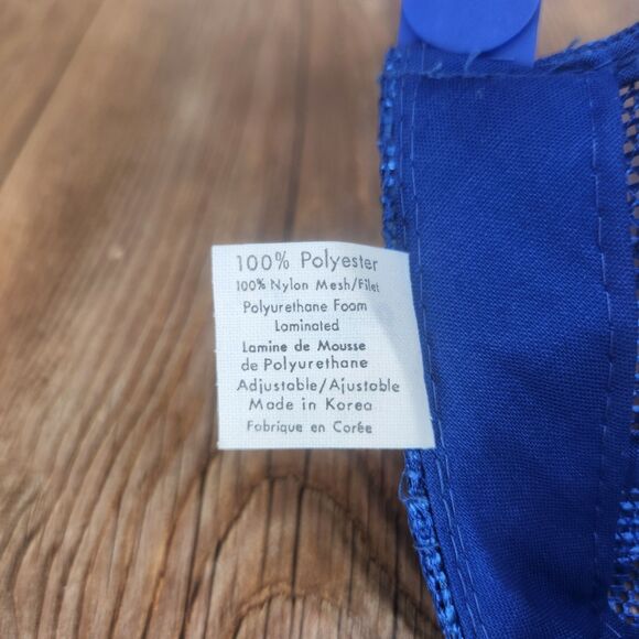 VTG Queensbury Downs Canada Gear Snapback Trucker Hat Cap Blue White Horse Track - Picture 11 of 11